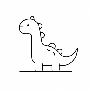 Dinosaurs coloring pages