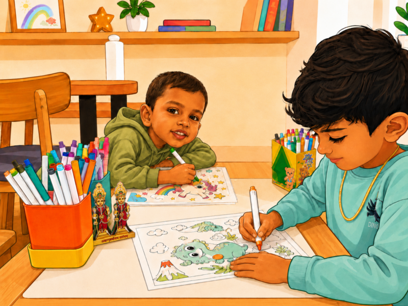 Sample coloring page